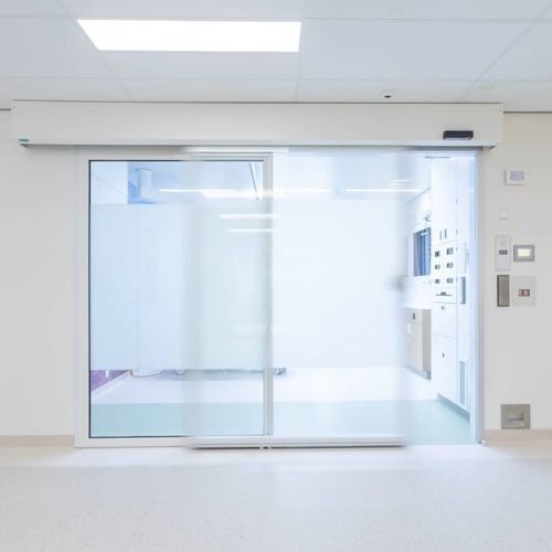 Tür für Krankenhaus - Medicare  - Metaflex Doors Europe - Schiebe / Glas / automatisch