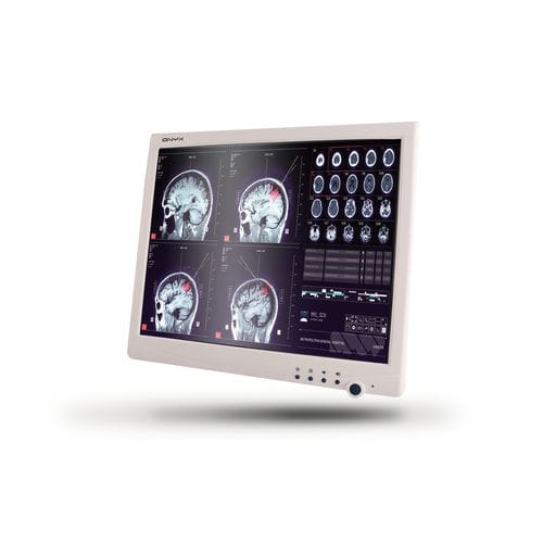 Medizinischer Panel-PC / Intel® Celeron® - SMA-1733 - Onyx Healthcare Inc - Intel® Atom Dual Core / ohne Lüfter / mit Touchscreen