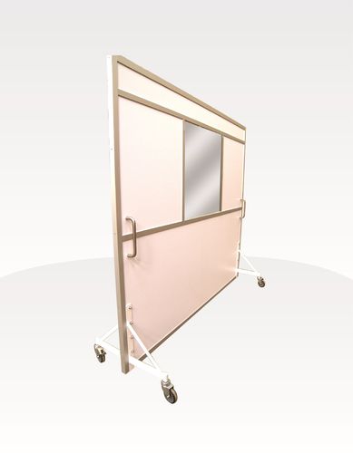 Röntgenstrahlen-Strahlenschutzschild - envirotect - mobil / mit Fenster