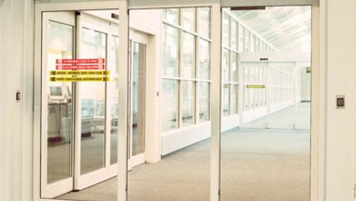 Tür für Krankenhaus - Dura-Glide® 5200/5300 - Stanley Access Technologies - Schiebe / automatisch