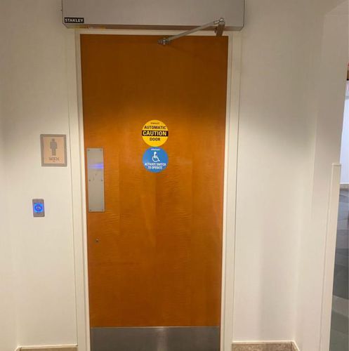 Servicetür - Magic Access - Stanley Access Technologies - für Krankenhaus / einflügelig / schwing