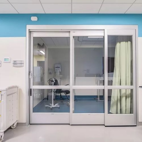 Tür für Krankenhaus - Dura-Care 7500TL-FBO - Stanley Access Technologies - für Intensivpflege / Schiebe / schwing