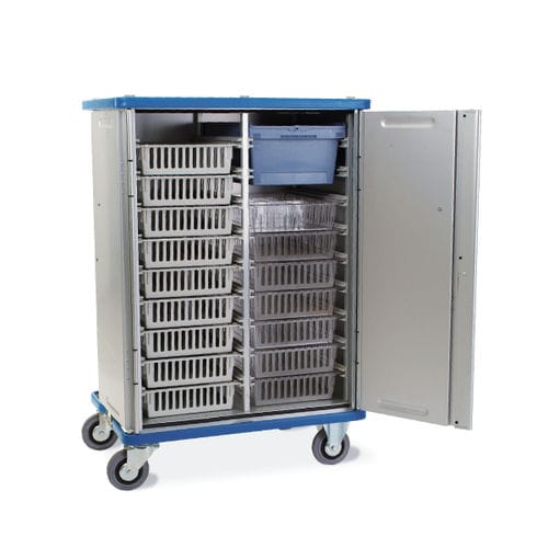 Medizinischer Wagen - Sclessin Productions - Medikamenten / für Transport / anodisiertes Aluminium