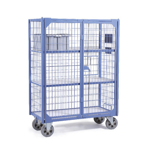 Transportwagen - Transec - Sclessin Productions - mit Regal / 2-türig / mobil