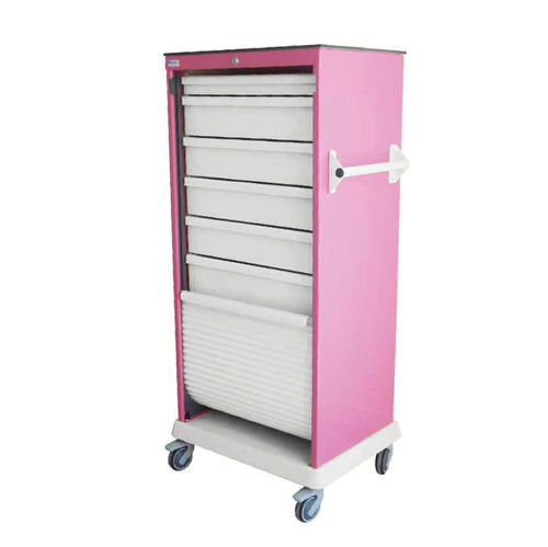 Medikamentenschrank - ES 15 - Sclessin Productions - für medizinische Geräte / mit Schublade / Aluminium