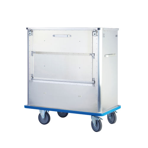 Transport-Sackhalterwagen - 880/1/2 - Sclessin Productions - Multifunktion / mit großem Fach / Aluminium