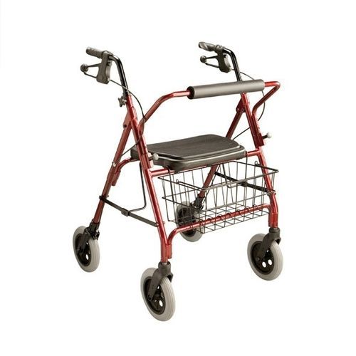 Rollator mit 4 Rädern - CARAVAN - Axis Medical and Rehabilitation - für Übergewichtige / Aluminiumrahmen / mit Sitz