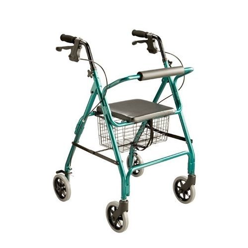 Rollator mit 4 Rädern - EXPLORER - Axis Medical and Rehabilitation - mit Sitz / mit Korb / höhenverstellbar