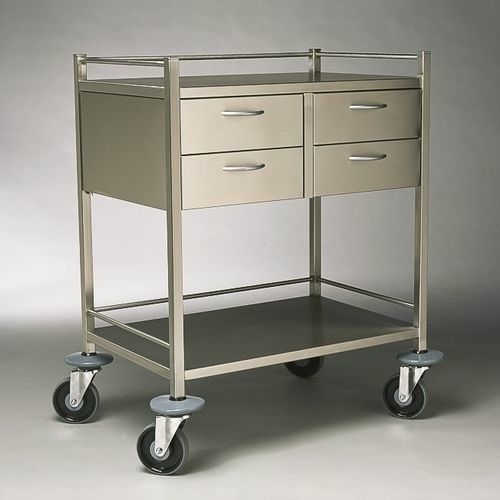 Medizinischer Wagen - ME4669  - Axis Medical and Rehabilitation - für medizinische Geräte / für Transport / Edelstahl