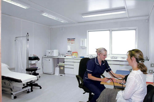 Behandlungsraum für Gesundheitseinrichtungen - Portakabin - modular