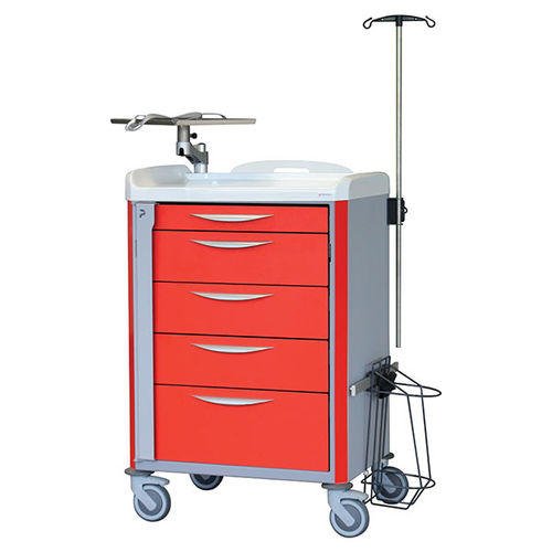 Notfallwagen - Neop® - PRATICIMA - Aluminium / Kunststoff / mit Platte