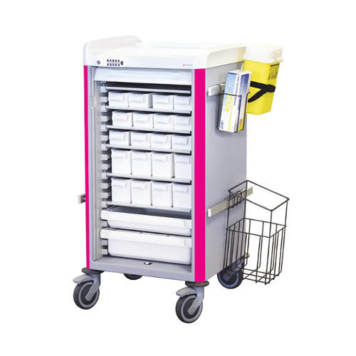 Medizinischer Wagen - Neop®  - PRATICIMA - für Medikamente / zur Medikamentenausgabe / Aluminium