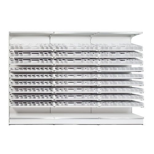 Modulares Regal - EasyDrawer® - PRATICIMA - für Apotheken / mit Fächern / schräg