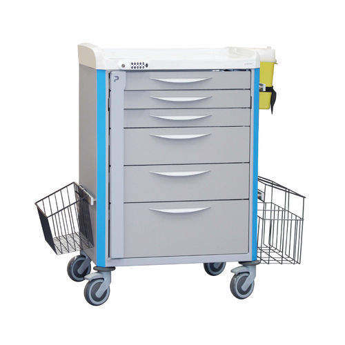 Wagen für Kliniken - Neop® - PRATICIMA - Kunststoff / mit Korb / mit Regal
