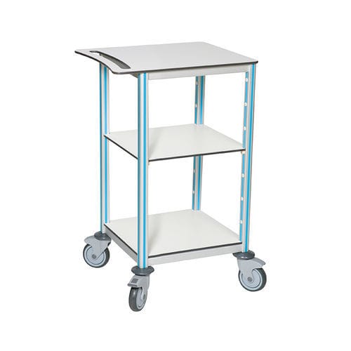 Medizinischer Wagen - Agily®  - PRATICIMA - für Verbandmaterial / Kunststoff / anodisiertes Aluminium