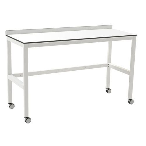 Laborarbeitsfläche - 8YPTR2MCD_V - PRATICIMA - auf Rollen / mit Stauraum / laminierter Kunststoff
