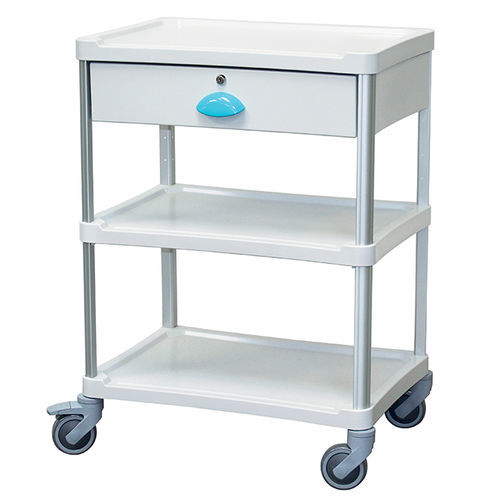 Wagen für Kliniken - Résine® - PRATICIMA - Pflege / Aluminium / mit Schublade