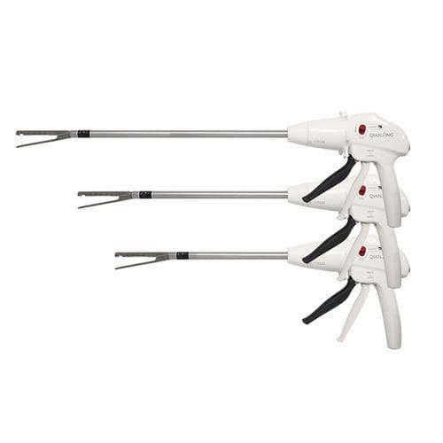 Lineares chirurgisches Klammergerät - QSAE series - QJ Medical - für laparoskopische Chirurgie / Einweg / Schneid