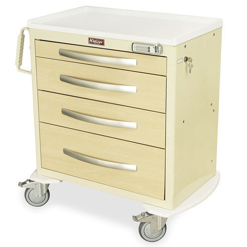Medizinischer Wagen - MPA3024E04-AN - Harloff - für medizinische Geräte / Pflege / Aluminium