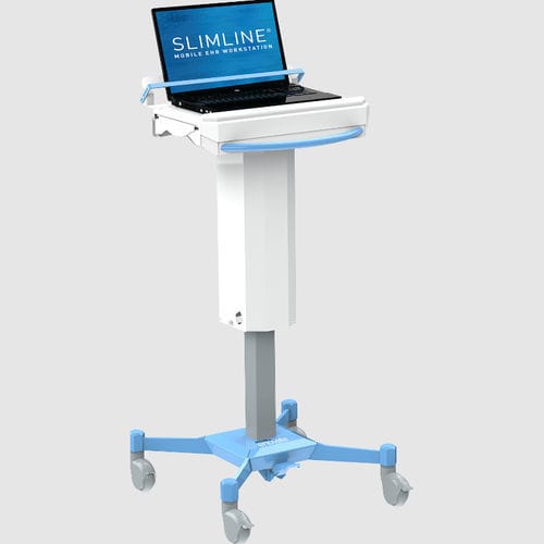 Höhenverstellbarer Computerwagen - SL-LA-0-00 - Enovate - mit Schublade