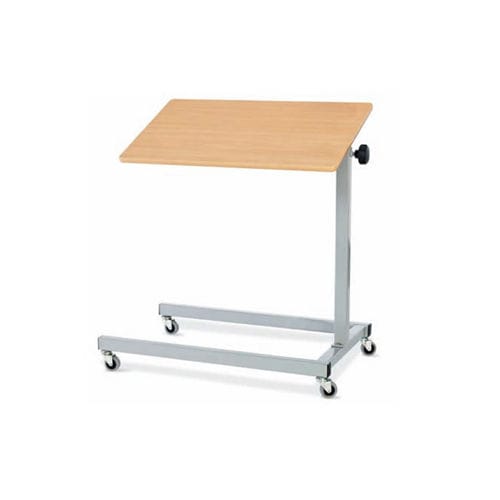 Höhenverstellbarer Betttisch - Tecnimoem Care S.L - auf Rollen / neigbar / manuelle Bedienung