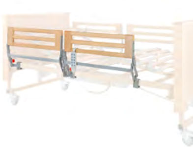 Pflege-Schutzschiene - Tecnimoem Care S.L - Edelstahl / für Bett