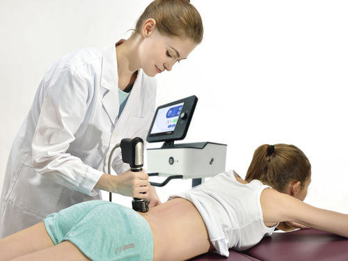 Extrakorporales Stoßwellentherapiegerät / für die ästhetische Medizin - LGT-2500F - Guangzhou Longest Science & Technology - auf Wagen