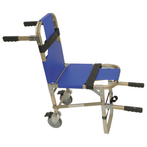 Patienten-Transportstuhl / für den Innenraum - JSA-800-CS - Junkin Safety Appliance Company - für Außenbereich / mit Treppensteighilfe / auf Rollen