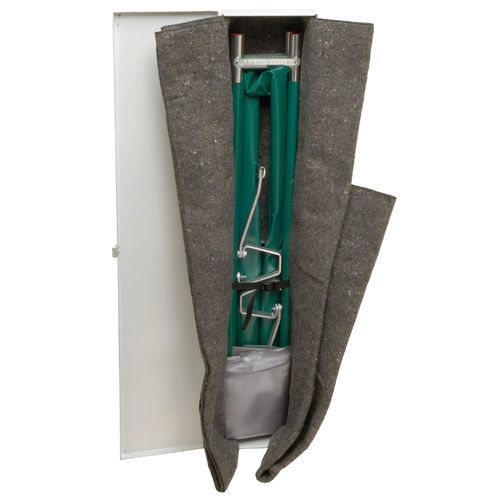 Schrank für Trage - JSA-655-NA - Junkin Safety Appliance Company - Erste-Hilfe / wandmontiert / Aluminium