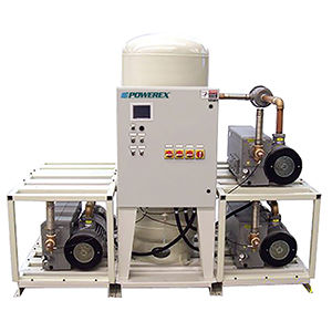 Medizinisches Vakuumsystem - VVTD0151	 - Powerex - Drehschieber / geschmiert