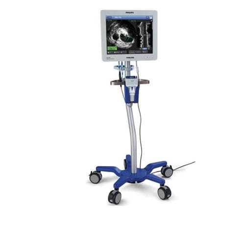 Plattformmontiertes Ultraschallgerät - Core M2 - Spectranetics - für Kardiologie / für Gefäßdiagnostik / Schwarz-Weiß