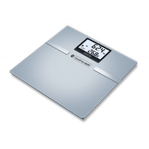 Körper-Analysewaage / Bioimpedanzmessung - SBF 70 - Sanitas - Plattform / mit BMI-Berechnung / Bluetooth