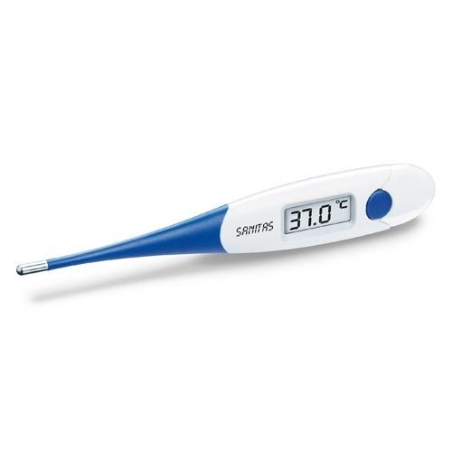 Fieberthermometer - SFT 11/1 - Sanitas - digital / Achsel / mit flexibler Spitze
