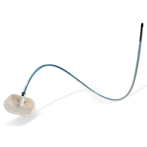 Implantierbares Portkathetersystem / Venen -  M.R.I.® - Bard Medical - doppellumig / Silikon