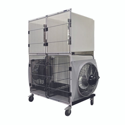 Trocknen-Tierkäfig - 926.3000.03 - Shor-Line - 4 Abteile / Polyethylen / mit Trockner