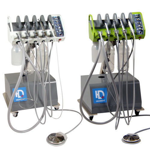 Mobiles Helferinnenelement für Dentaleinheit - HIGHDENT QUATTRO - Dispomed - für Veterinärmedizin