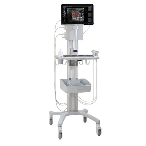 Medizinischer Wagen - uSmart® 3200T Plus - Terason - für Ultraschallgeräte / Fühler / Gips