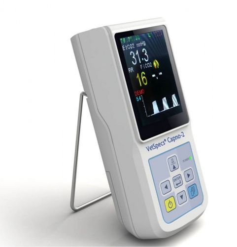 Handgerät-Patientenmonitor - VetSpecs® Capno-2  - VetSpecs - CO2 / für Veterinärmedizin / Bluetooth