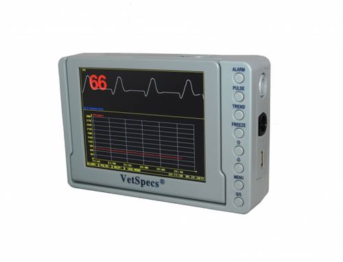 Tragbarer Vitalzeichenmonitor - VetSpecs® Flex™ PM10 - VetSpecs - Temperatur / Blutdruckmessung / Pulsoximetrie
