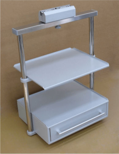 Multifunktionsregal - M-GM - Medical Technologies LBI - Edelstahl / Aluminium