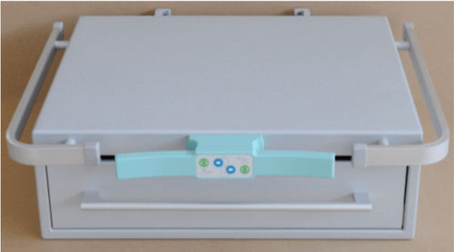 Multifunktionsregal - M-GL - Medical Technologies LBI - Aluminium / wandmontiert