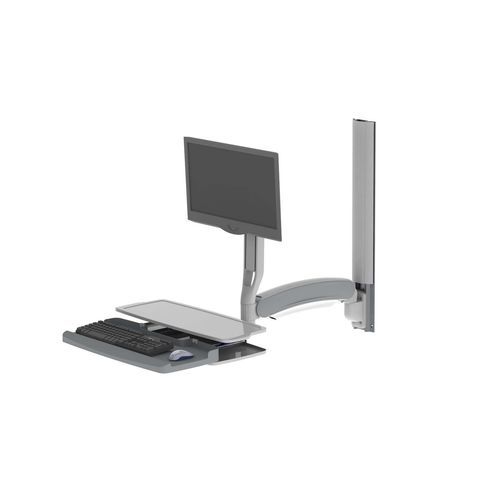 Knickarm-Tragarm - APTUS® M - Modular Services Company - für Monitor / für medizinische Zwecke / wandmontiert