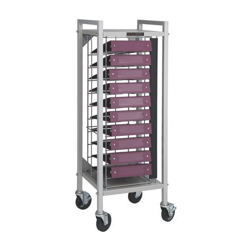 Medizinischer Wagen - 38 series - Carstens - für Krankenakten / für Transport / Lager
