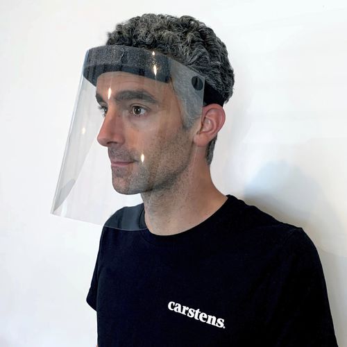 Polycarbonat-Gesichtsschild - 81000-00 - Carstens - Vollgesicht / Erwachsene / medizinisch