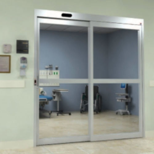 Schutztür - Profiler® Self-Closing IDS Series  - Horton Doors - für Krankenhaus / für Reinraum / Schiebe