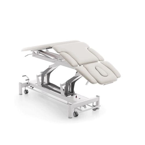 Elektrische Massageliege - Prestige M-P7 - Meden-Inmed - auf Rollen / mit Armstütze / dreiteilig