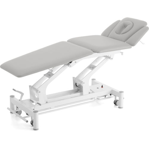 Elektrische Massageliege - Prestige M-P5 - Meden-Inmed - auf Rollen / mit Armstütze / dreiteilig