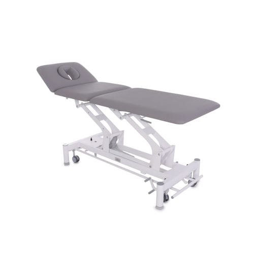 Elektrische Massageliege - Prestige M-S3 - Meden-Inmed - auf Rollen / mit höhenverstellbarer Rückenlehne / dreiteilig