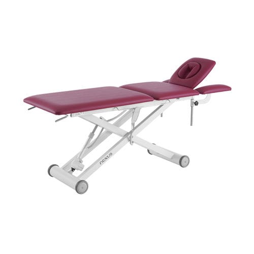 Elektrische Massageliege - Nexus S5 - Meden-Inmed - auf Rollen / mit Armstütze / dreiteilig