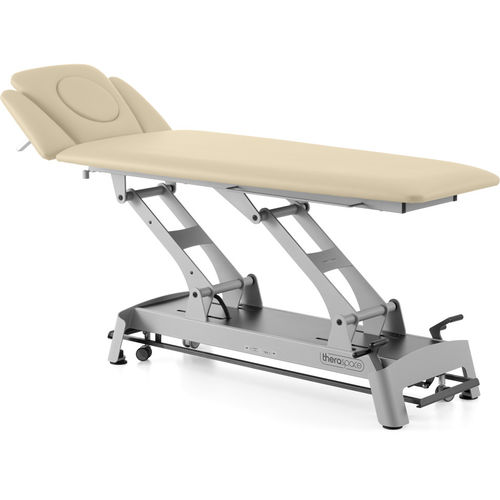 Mechanischer Massageliege - Theraspace M-S4 - Meden-Inmed - auf Rollen / mit Armstütze / zweiteilig